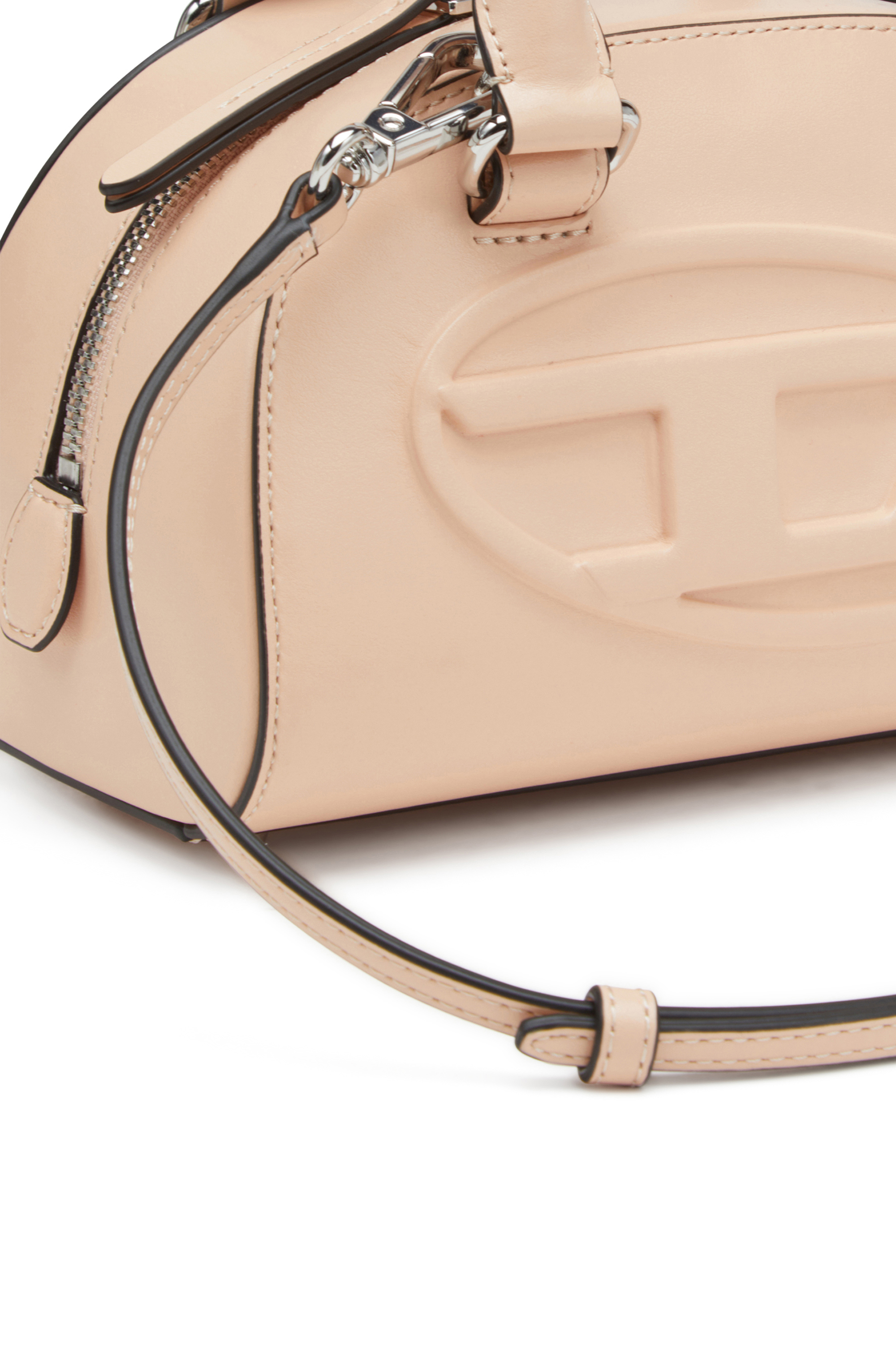 1DR DOME CROSSBODY, Pink Diesel - 1DR DOME CROSSBODY, Woman's 1DR Dome-Leather mini bowling bag in Pink - 5