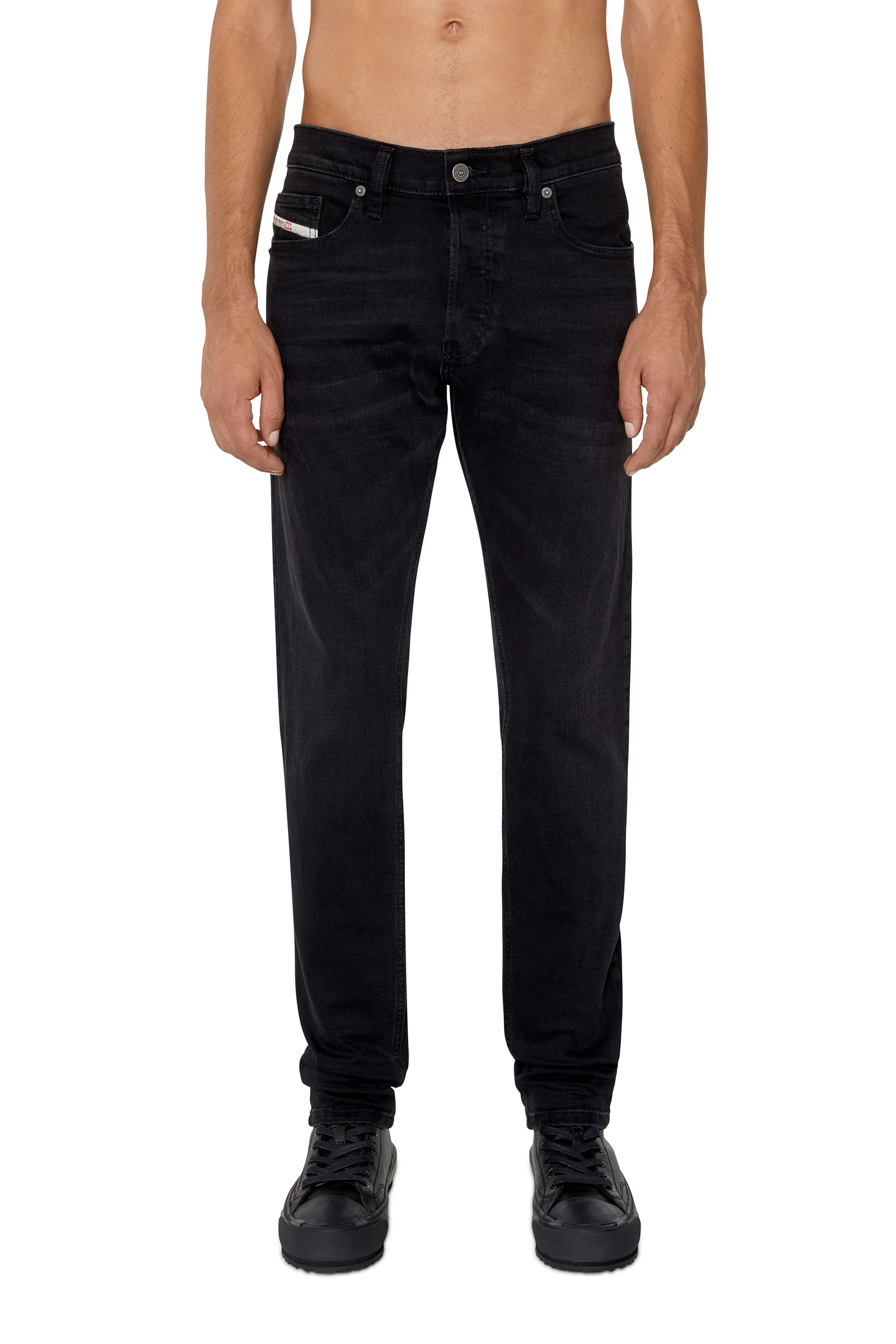 Diesel - Slim Jeans D-Luster 0IHAU, Black/Dark grey - Image 2