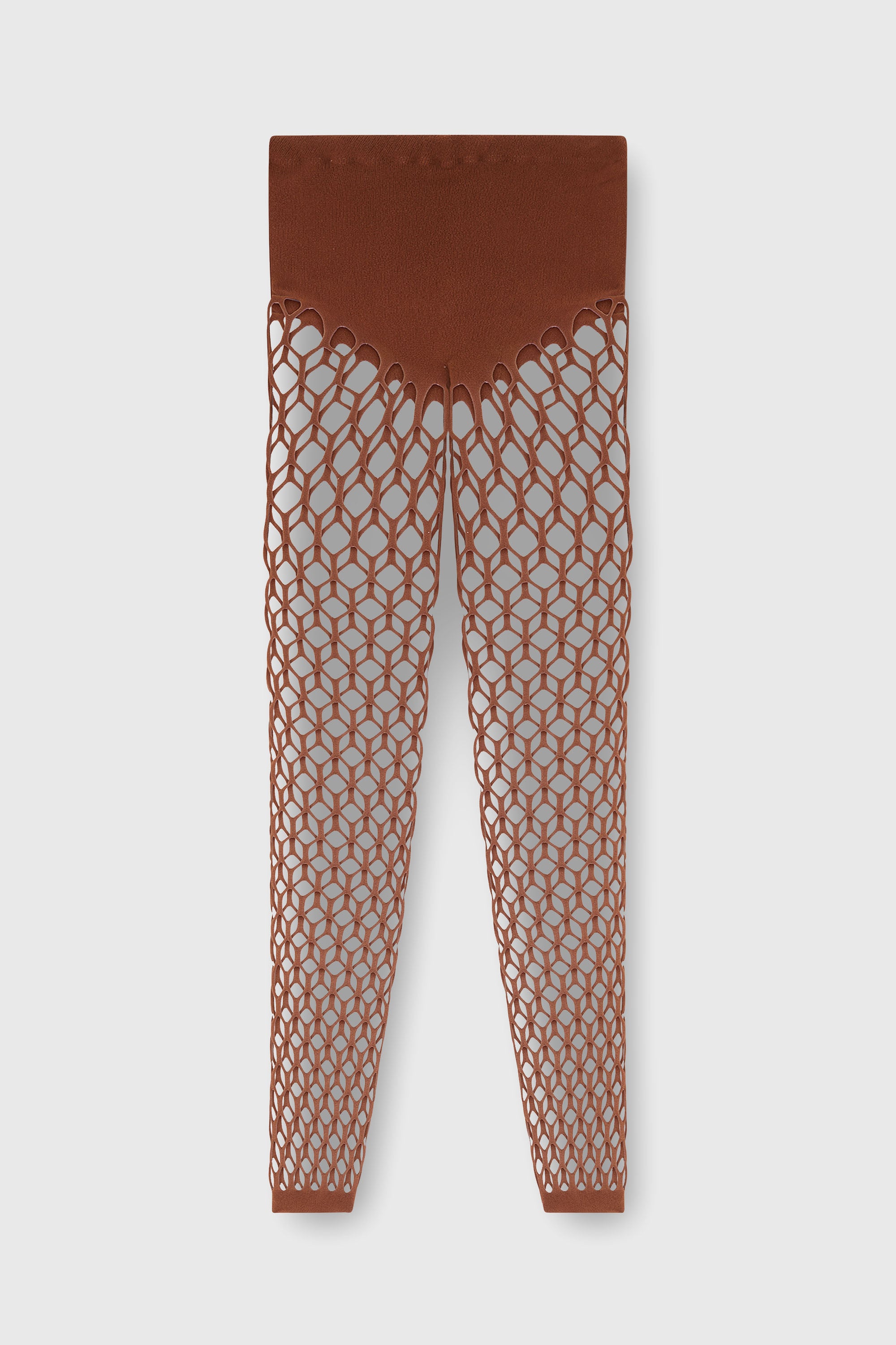 Diesel - M-ZORDA, Woman's Stretchy mesh-knit tights in Brown - 2